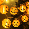 Halloween Lichterkette mit gruseligen Motiven