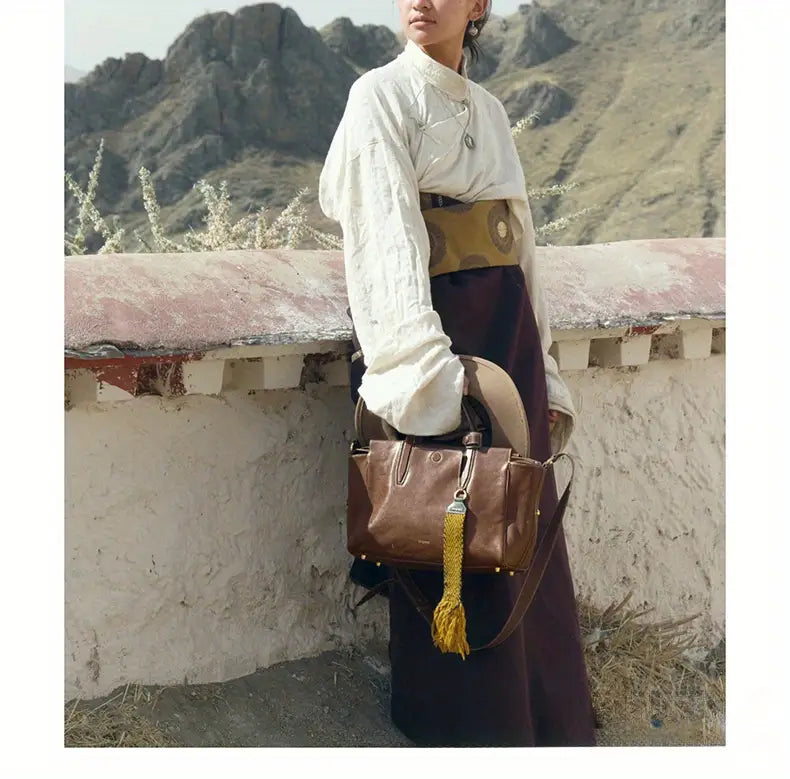 Geräumige Schulter- Shopper Handtasche
