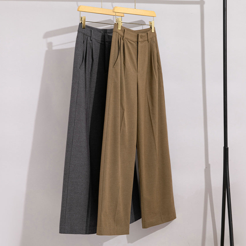 Elegante Premium Damenhose mit weitem Bein