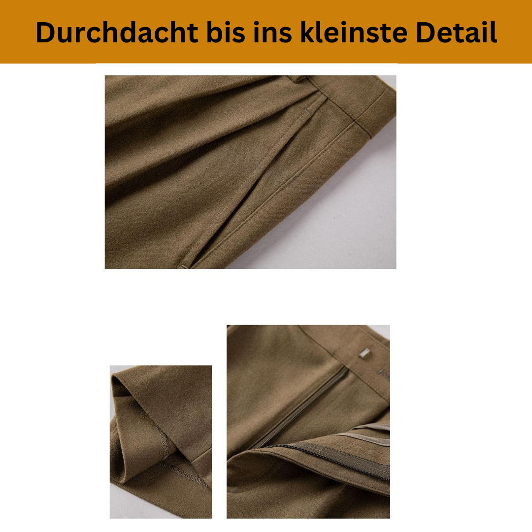 Elegante Premium Damenhose mit weitem Bein