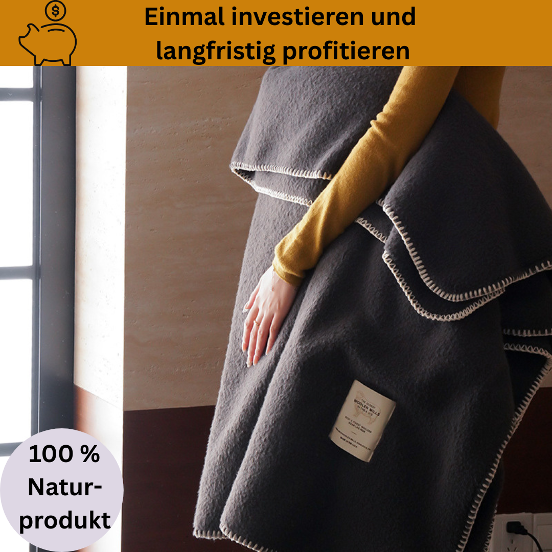Merino Dream – Kuschelweiche Premium-Wolldecke für Zuhause“