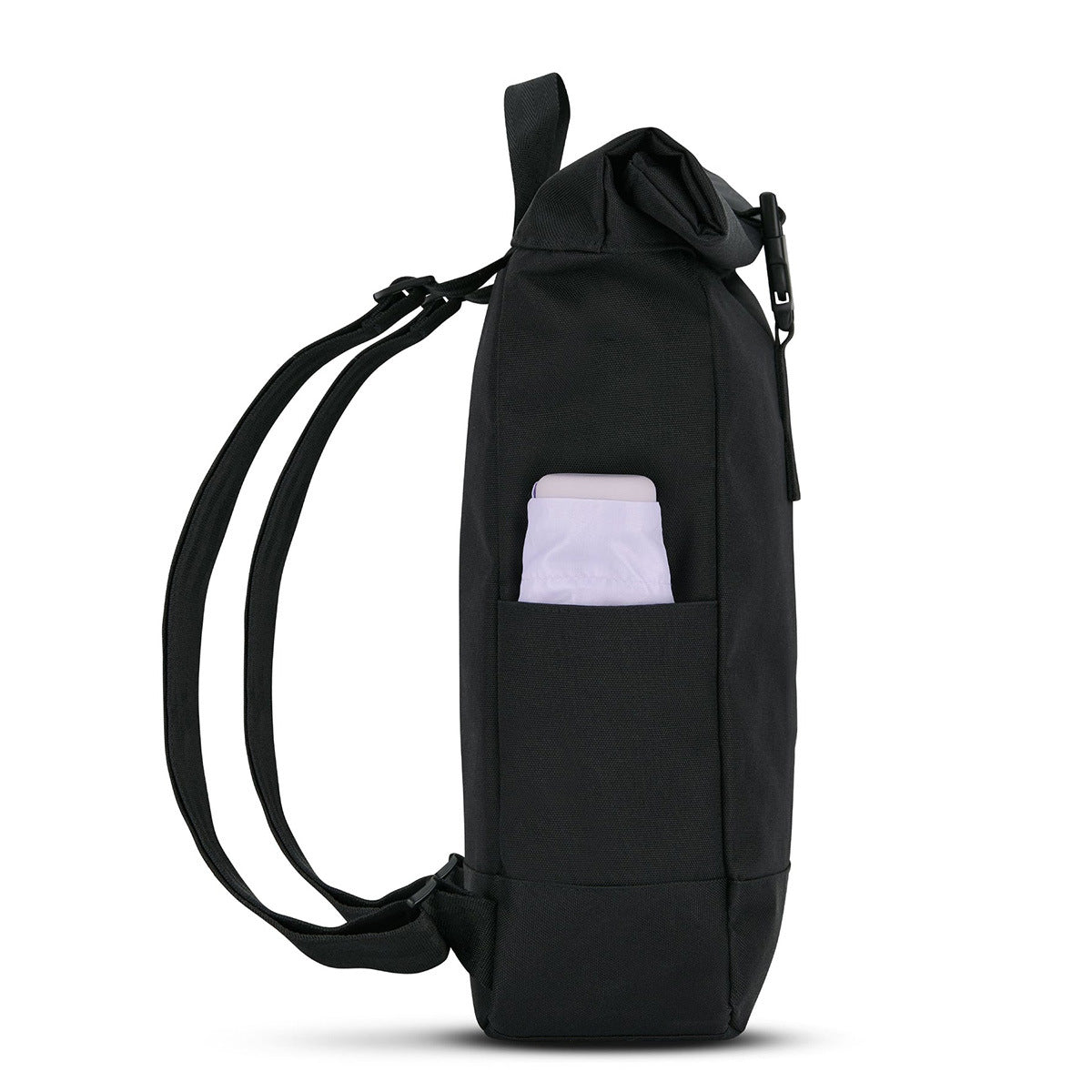 Moderner rosa Rolltop Rucksack von Lemsa-shop.com - wasserdicht und geräumig