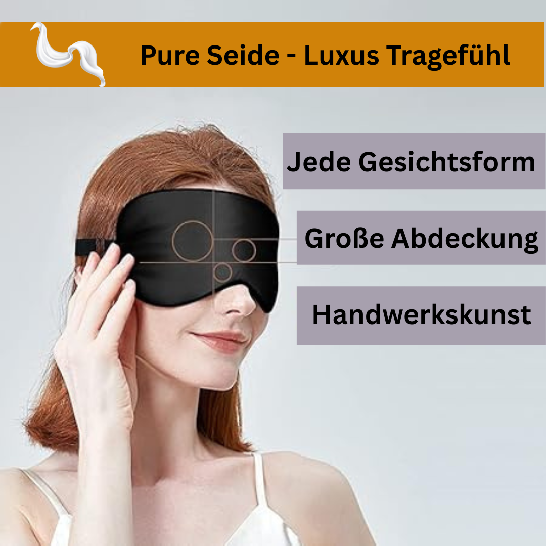 Sehr angenehme Schlafmaske aus 100% Seide - lemsa-shop.com
