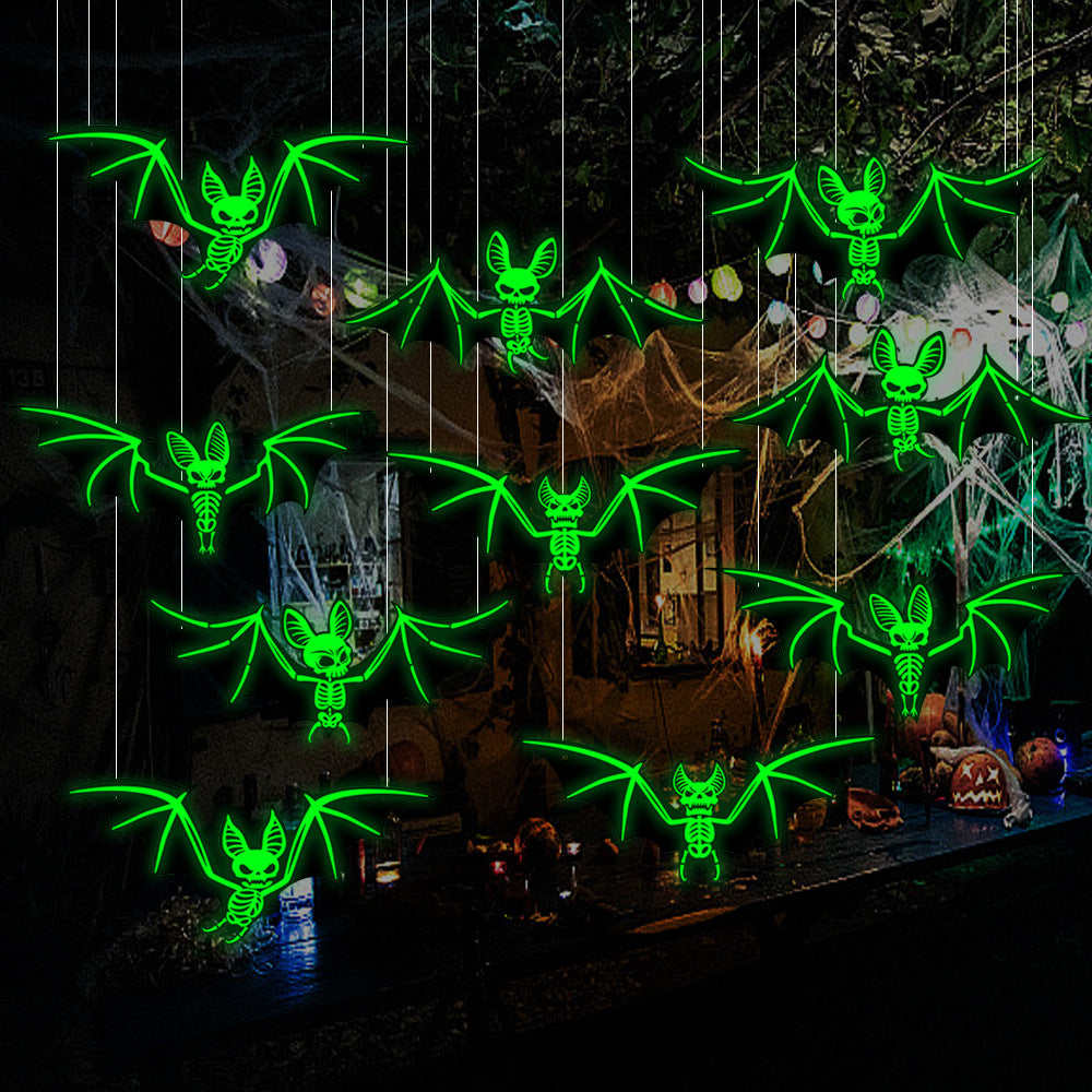 Halloween Sticker im Dunkeln leuchtend - Glow-in-the-Dark Effekt