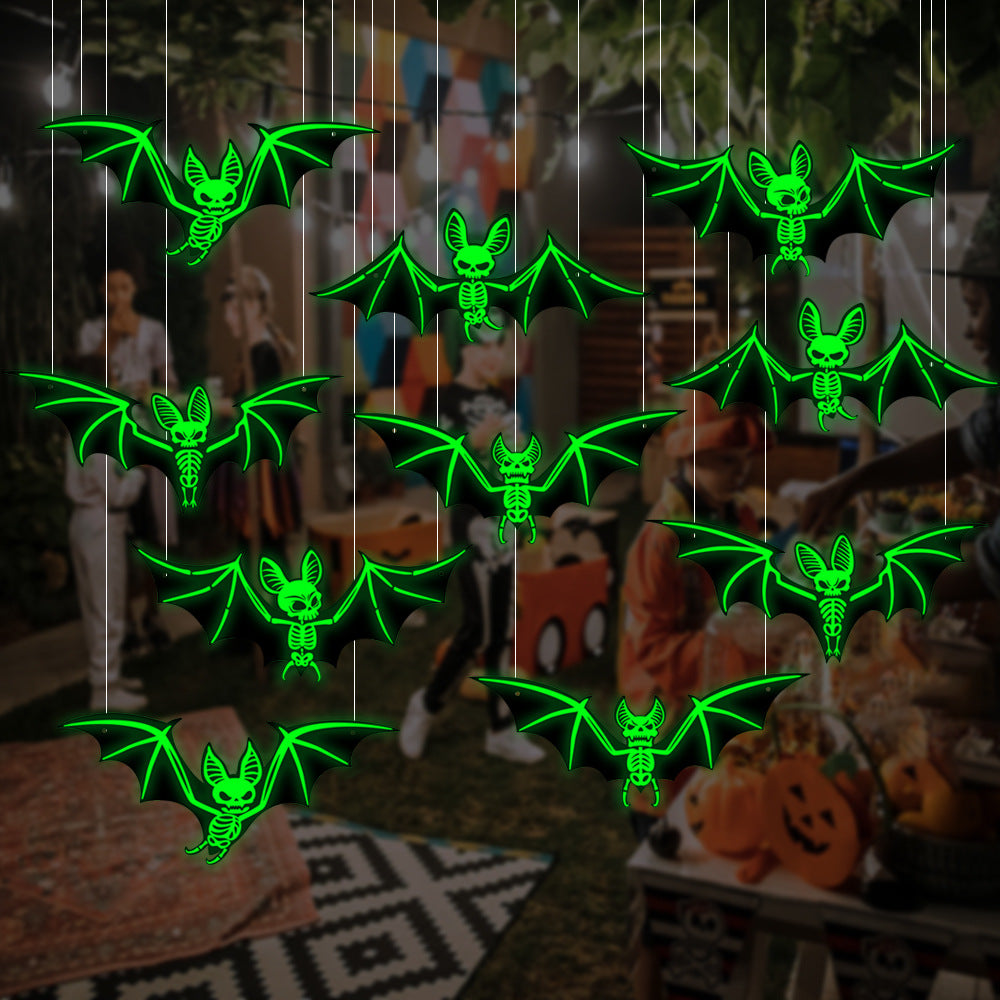 Halloween Sticker im Dunkeln leuchtend - Glow-in-the-Dark Effekt