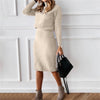 Elegantes Strickkleid für den Herbst