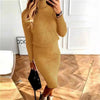 Elegantes Strickkleid für den Herbst
