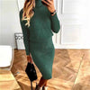 Elegantes Strickkleid für den Herbst