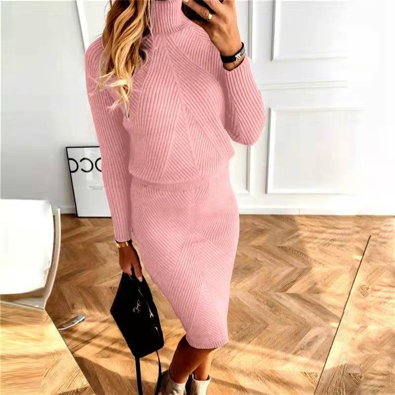 Elegantes Strickkleid für den Herbst