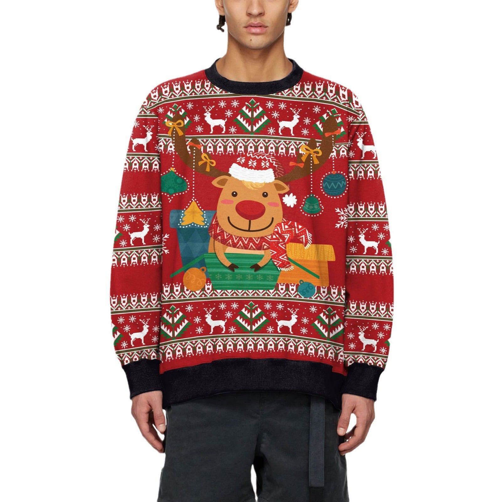 Lustiger Weihnachtspullover - Lemsa