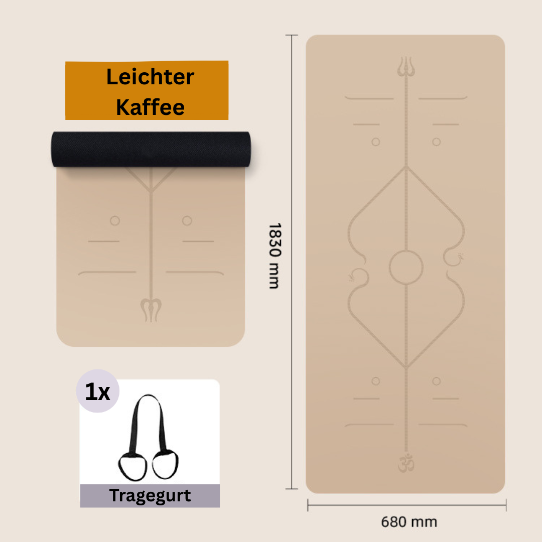 Antirutschfeste Yogamatte in vielen Farben - lemsa-shop.com