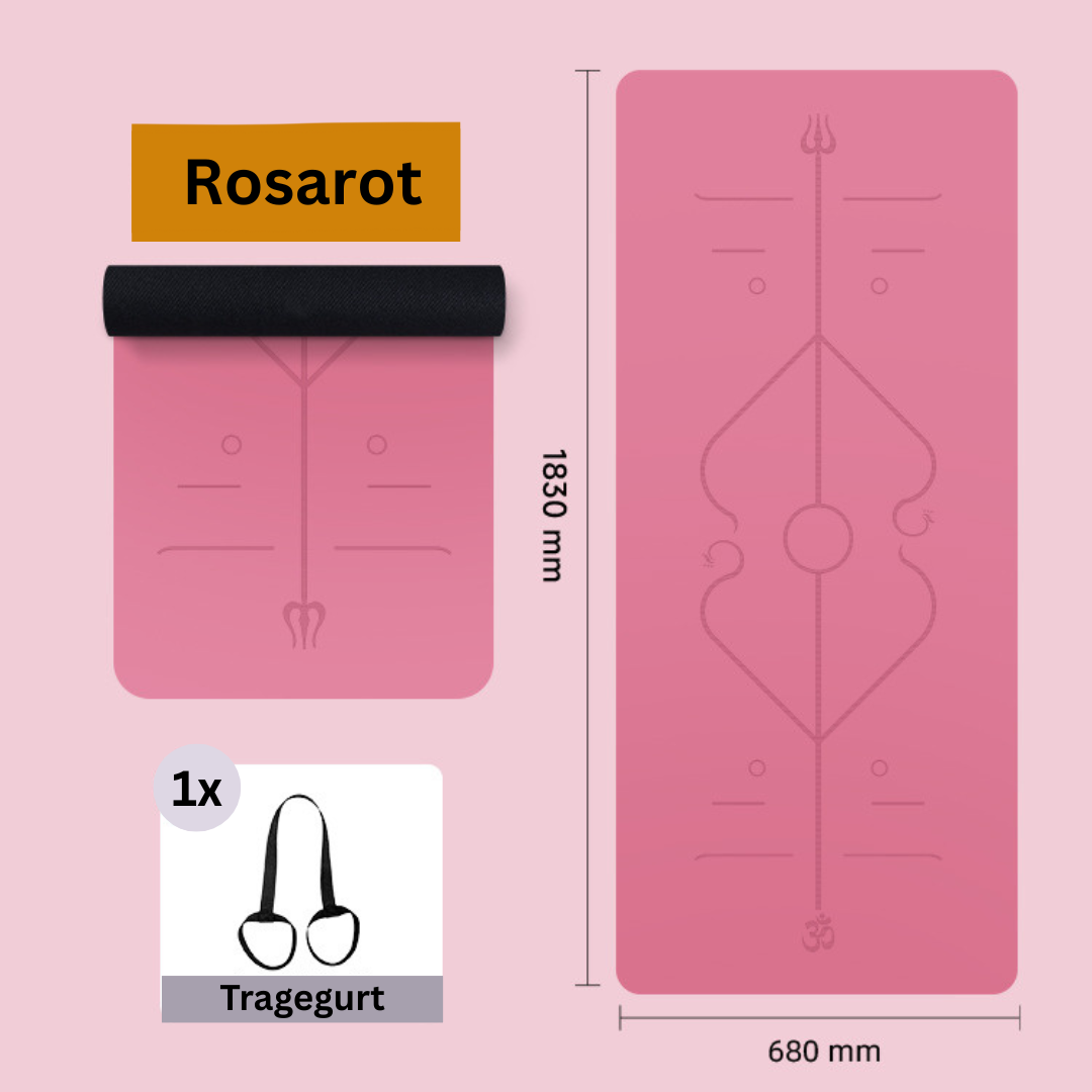 Antirutschfeste Yogamatte in vielen Farben - lemsa-shop.com