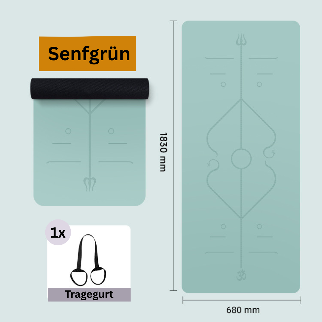 Antirutschfeste Yogamatte in vielen Farben - lemsa-shop.com