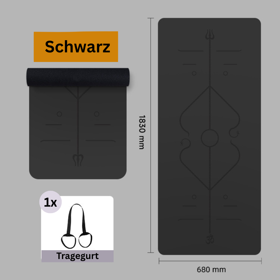 Antirutschfeste Yogamatte in vielen Farben - lemsa-shop.com