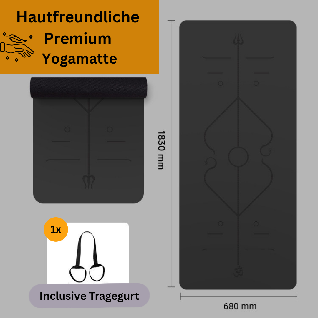 Antirutschfeste Yogamatte in vielen Farben - lemsa-shop.com
